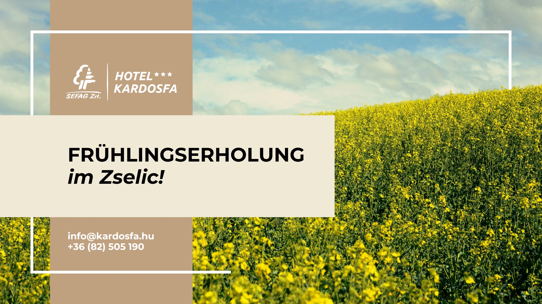 Frühlingserholung im Zselic